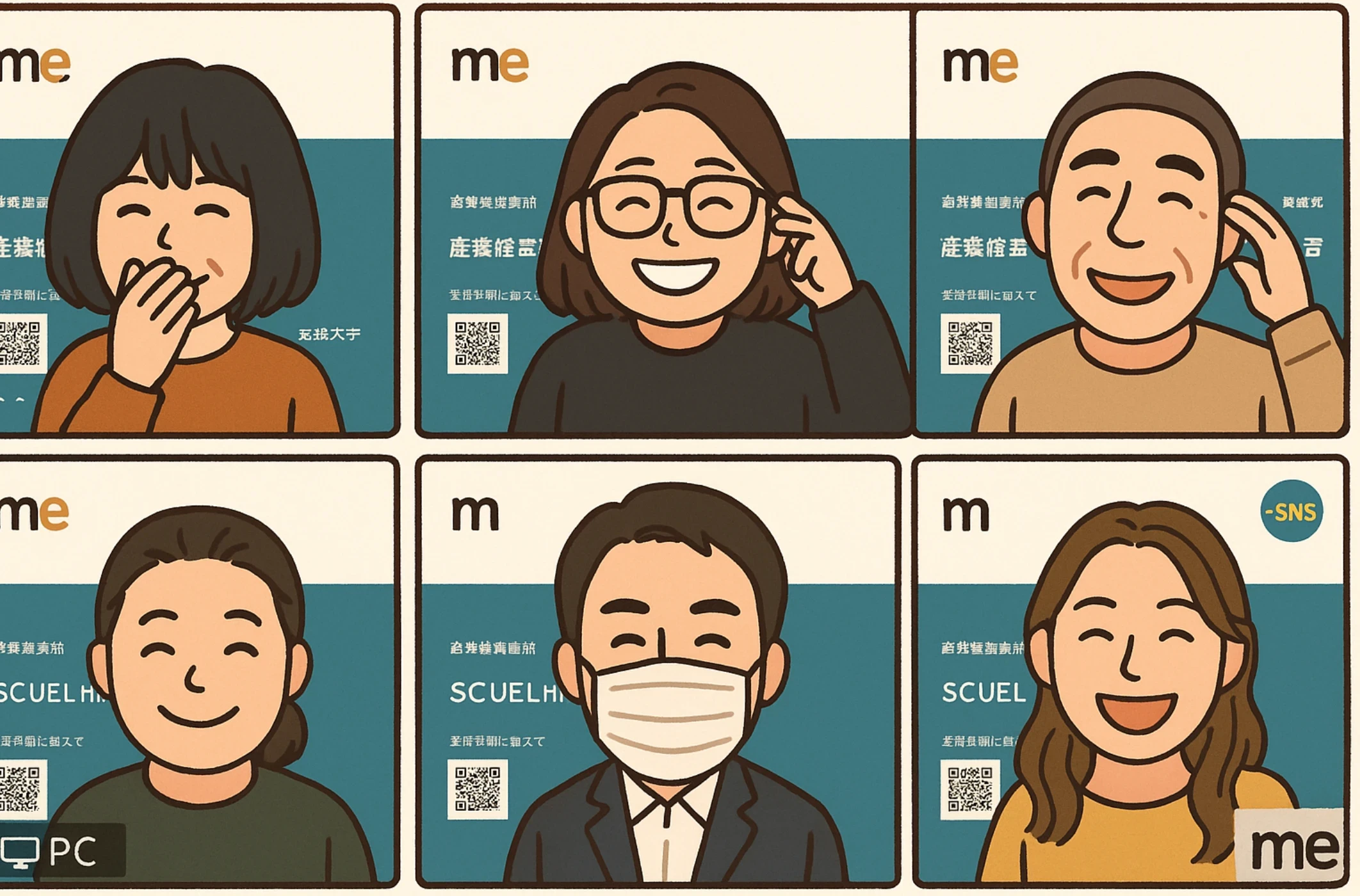 コンサルティングチームの朝会の様子（リモート勤務なのでTeams）