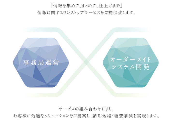 事業内容：多様な業務システムを手掛けるシステム開発
