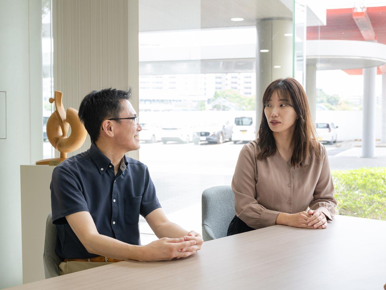 同社では、社員が安心して快適に働ける制度が充実している。