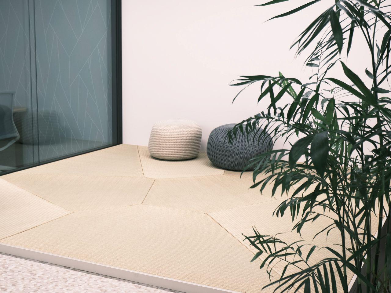 広々とした休憩ラウンジには、ゆっくりとリラックスしながら過ごせる畳スペースも完備。