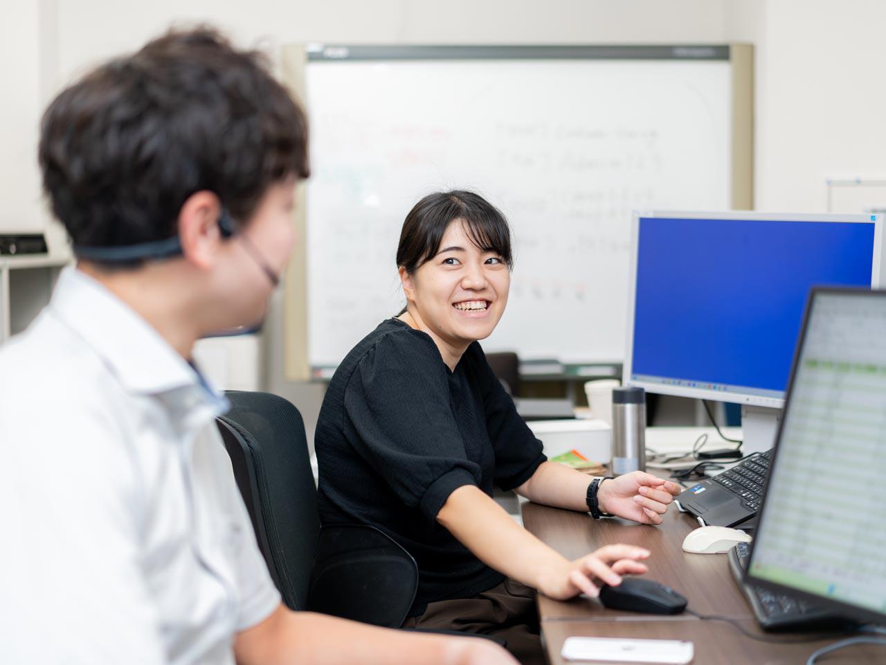 そんな同社の求める人材像は、フォーバルグループ共通の“明・元・素”。明るく元気で素直な人であることだ。