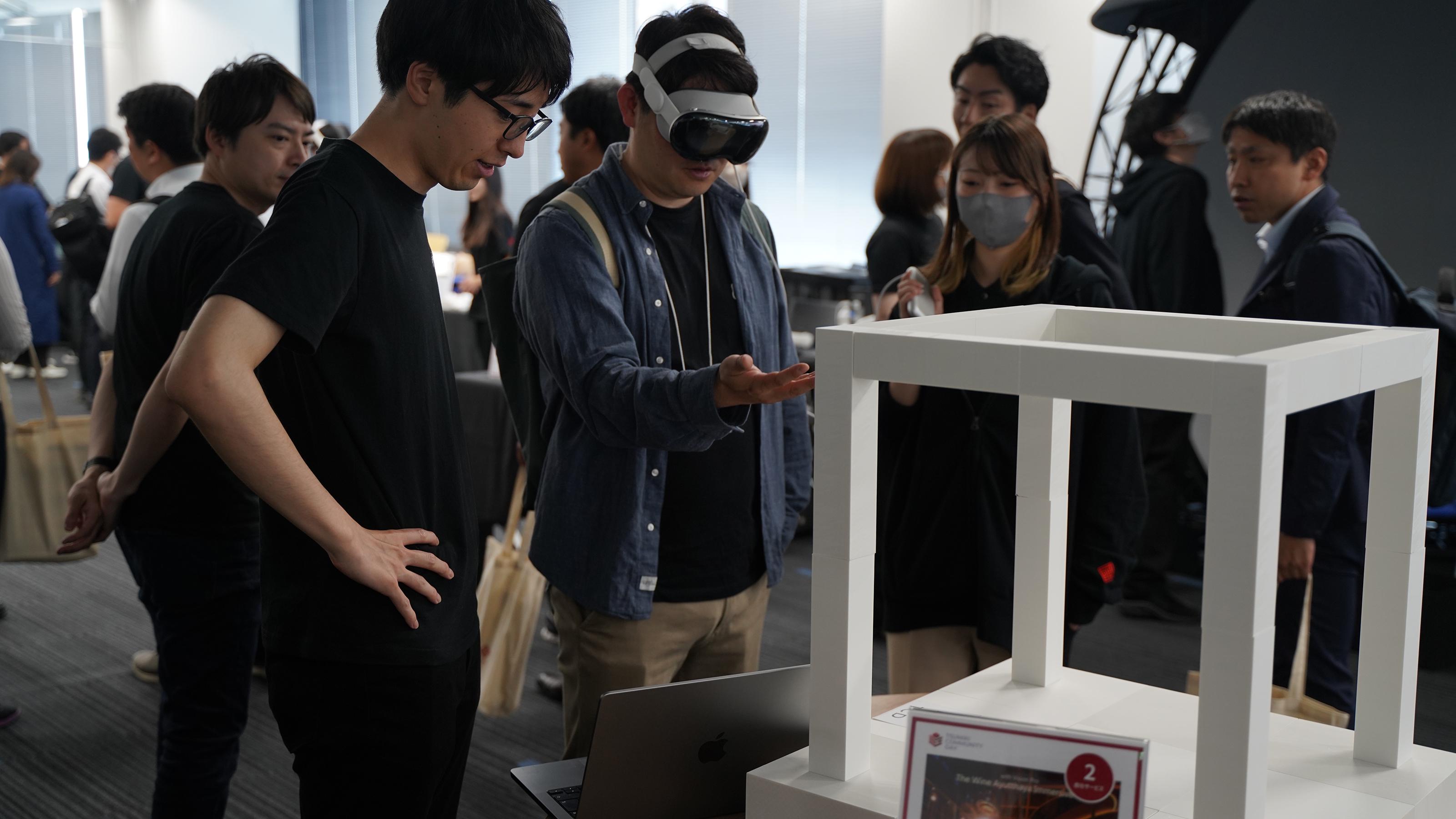 自社イベント「TCD2025」！Apple Vision Proを活用したビジュアライゼーション。先進技術を取り入れた新しい表現方法も多数展示。