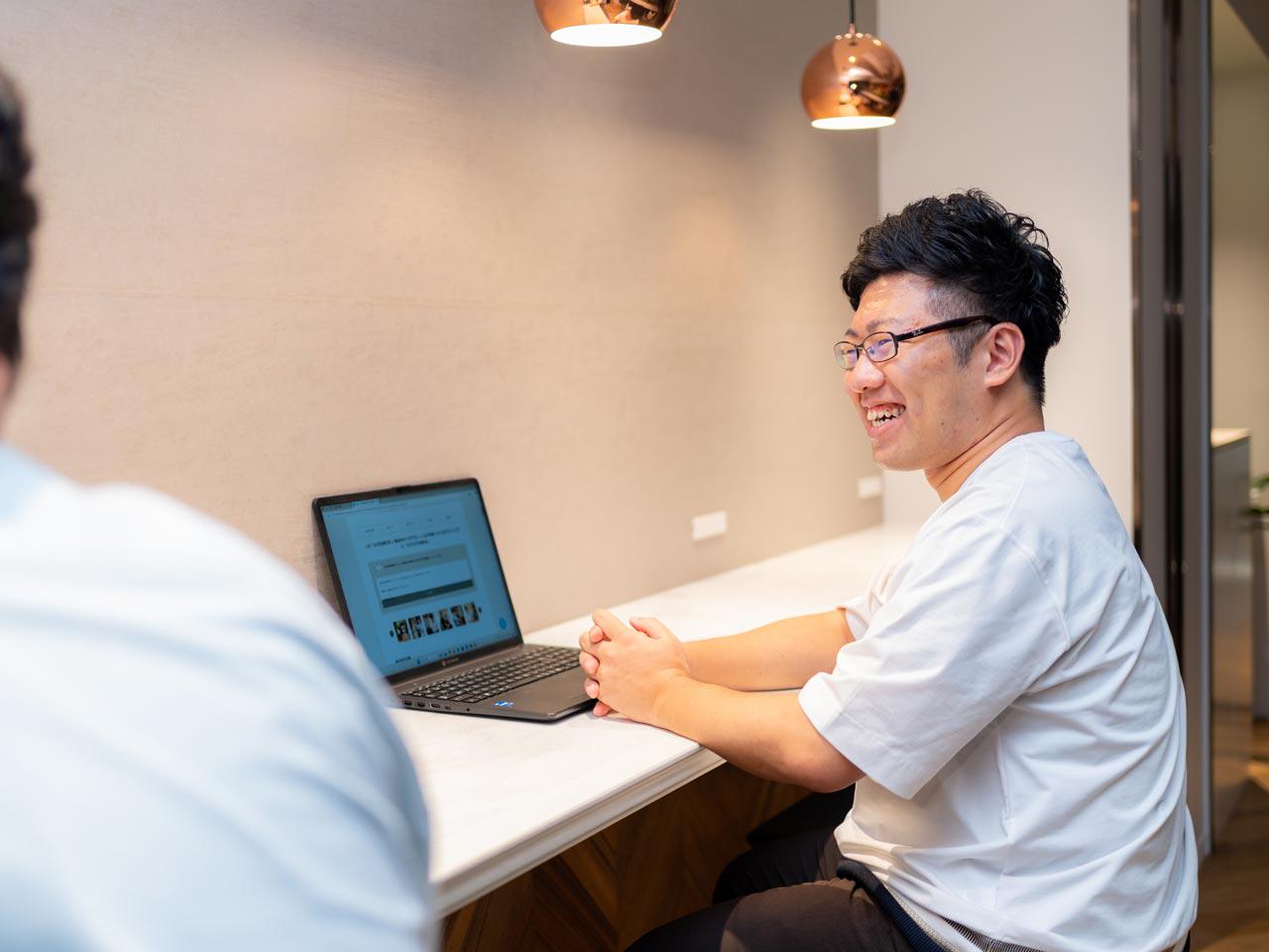 案件は、企業向け業務システムが主で、一部BtoCのWebサービスも手掛ける。
