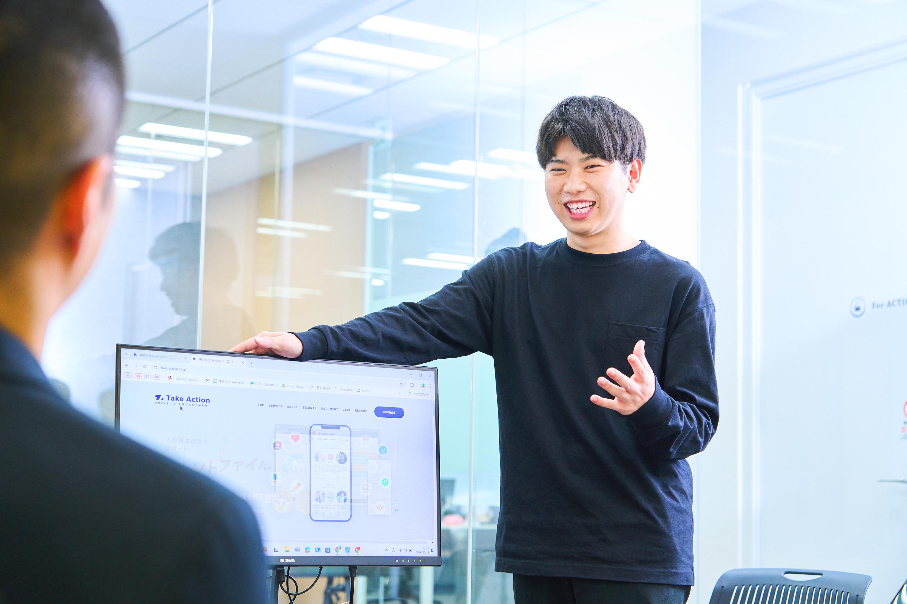 当社は理念共感人材の採用から、その先の定着や活躍を支援するHR Techサービスを提供している企業です。