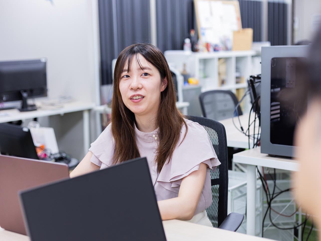 社員が働きやすい環境の構築を進め、ゲーム好きの人材がゲームづくりを楽しめる会社を目指している。