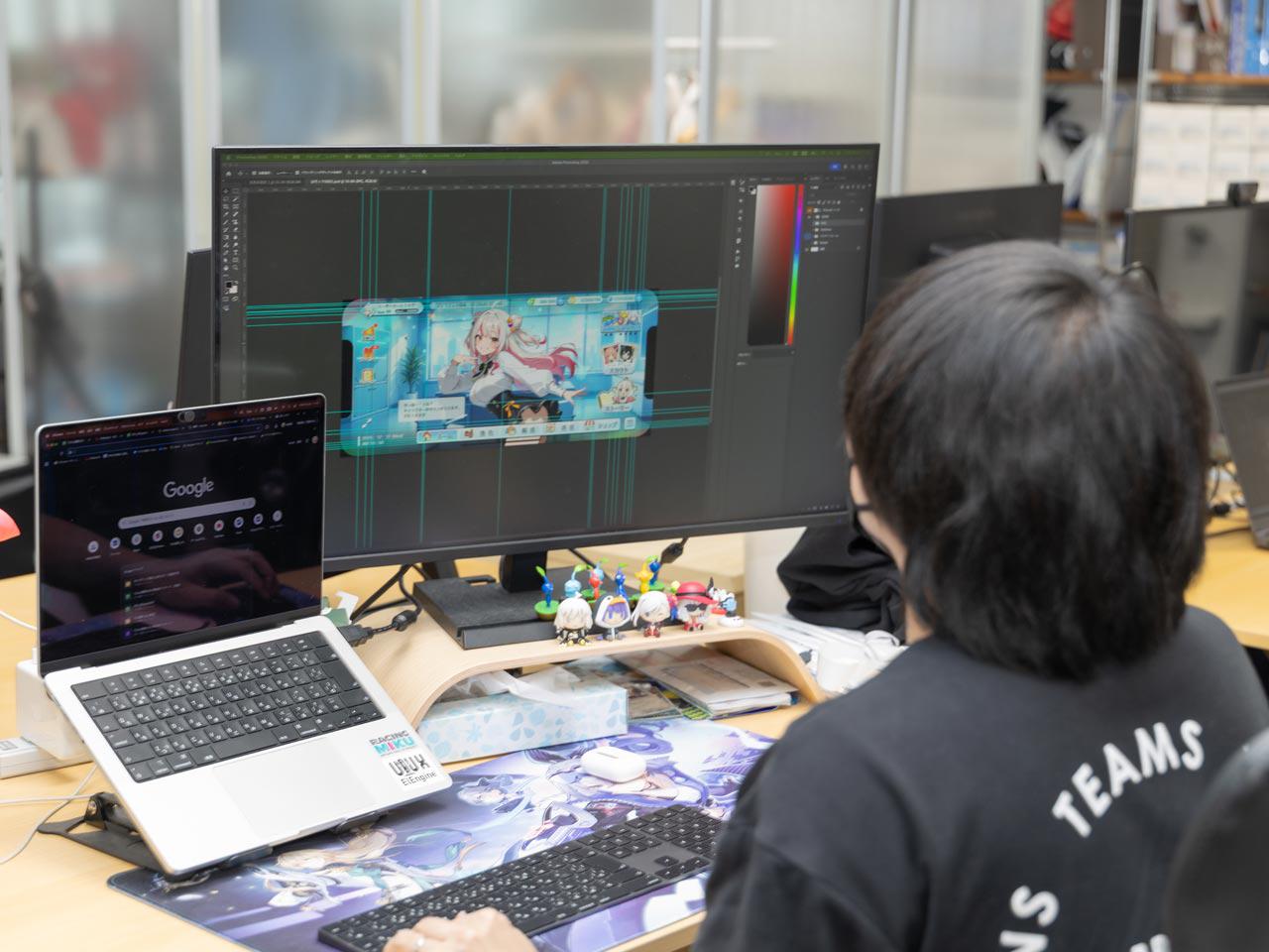 その専門性で存在感を発揮しており、取引先には大手ゲーム会社がズラリ。