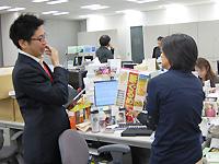 営業担当は店頭での販促に情熱をかける