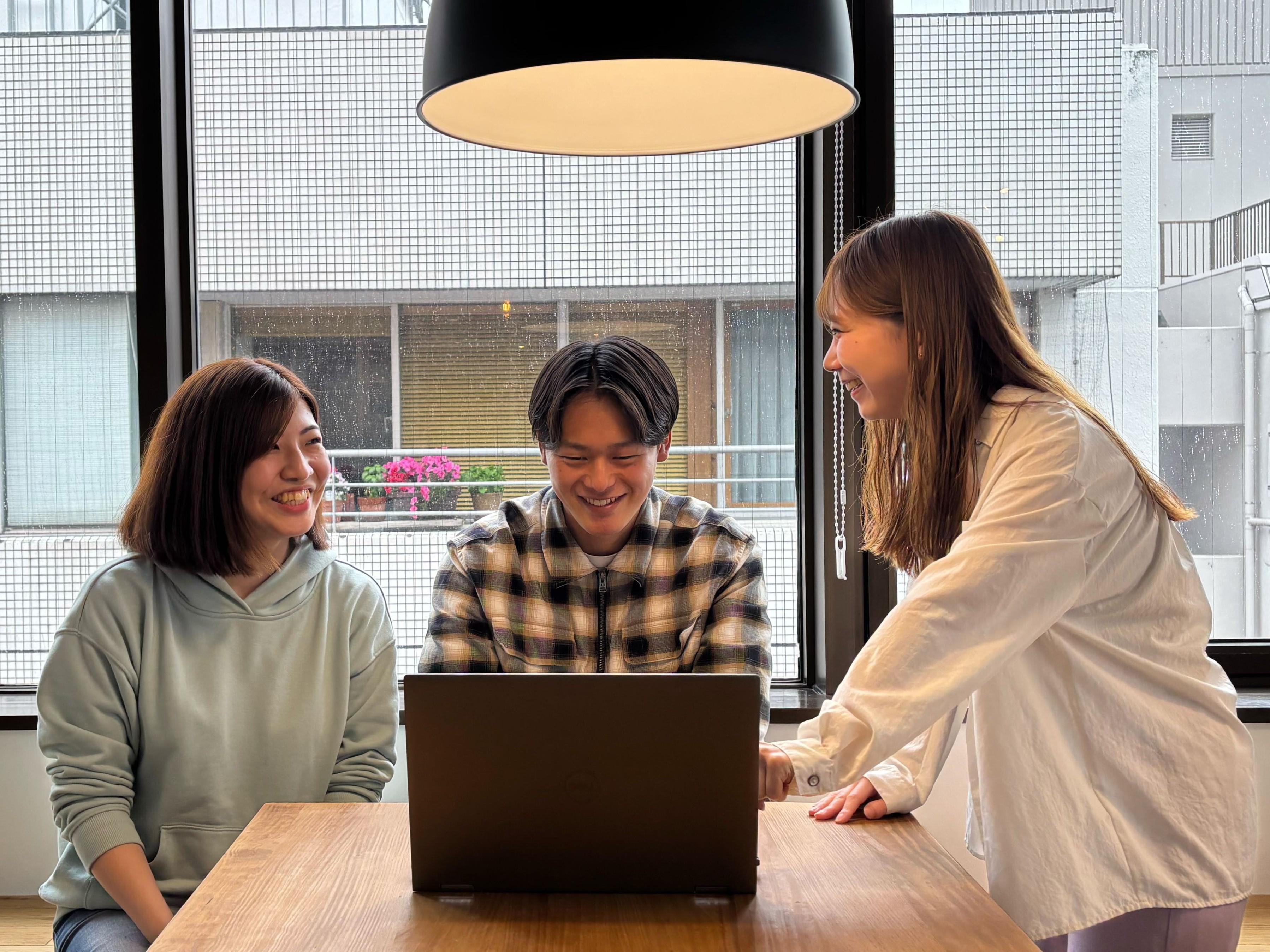 平均年齢が30歳という若い組織！
和気あいあいとしており活気が溢れています！