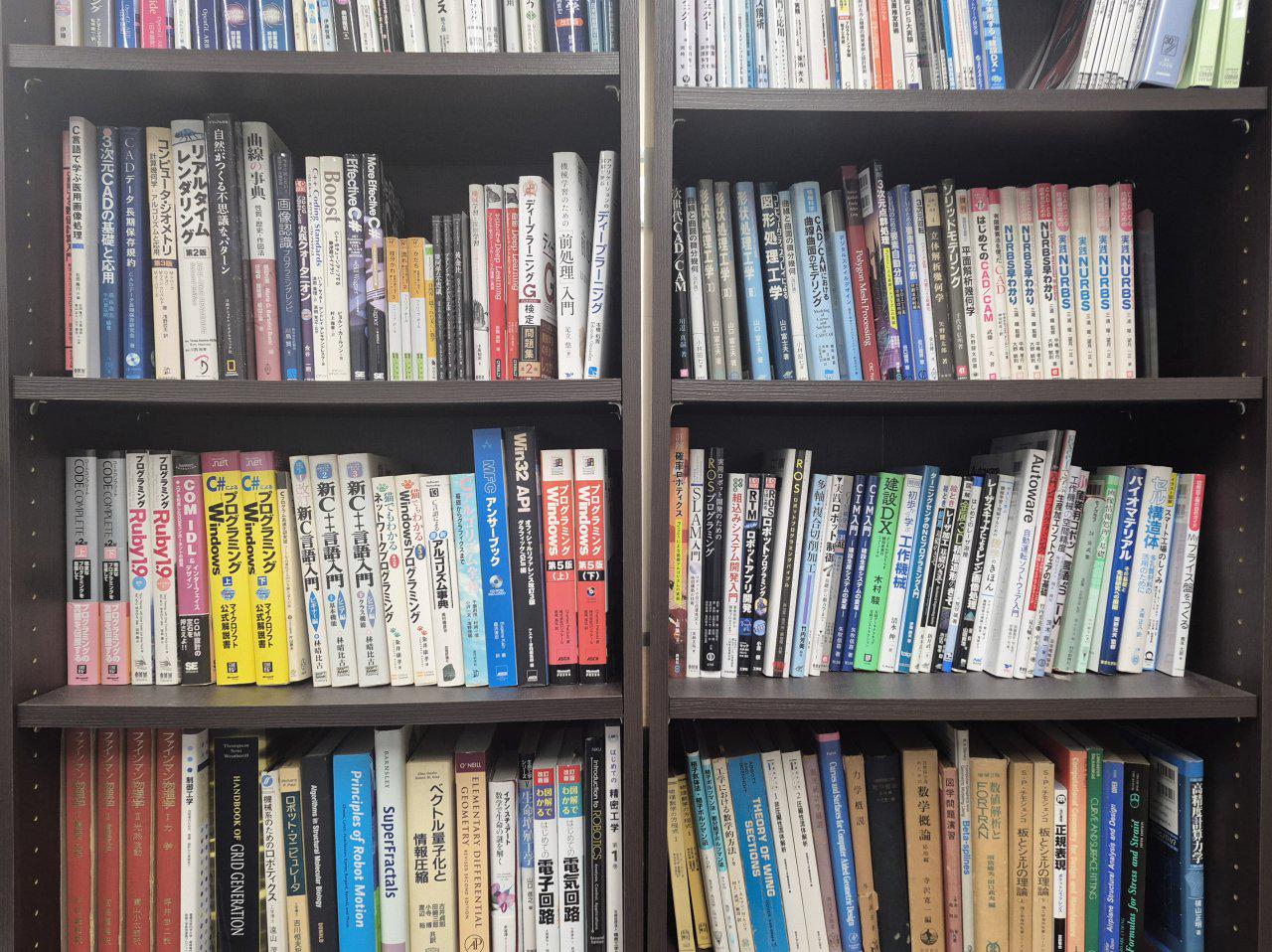 数学、物理、形状処理、ソフトウェア開発など充実の専門書籍。