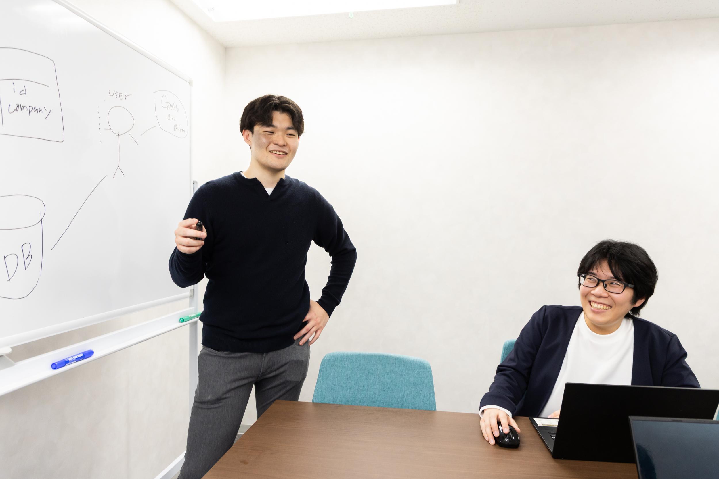 20代が中心の弊社では、職種や役職、年齢関係なく、各メンバーが主体的に意見や提案を言えることを大切にしています！