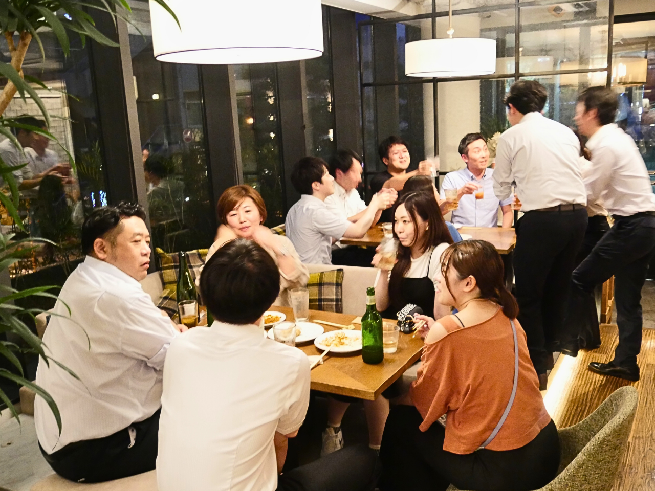 食事しながらの定期的なコミュニケーションも◎