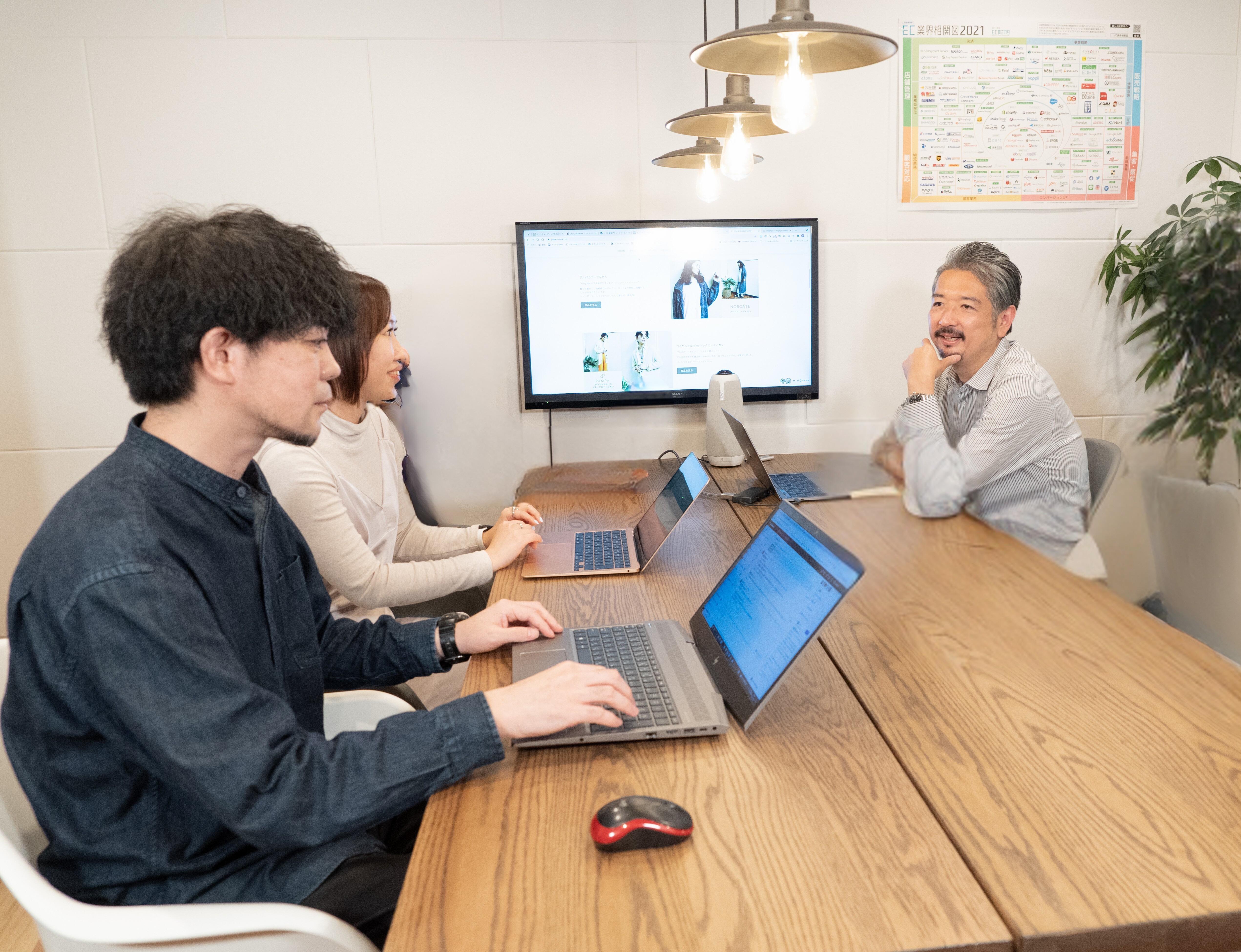 相談しやすい先輩・仲間がいる♪