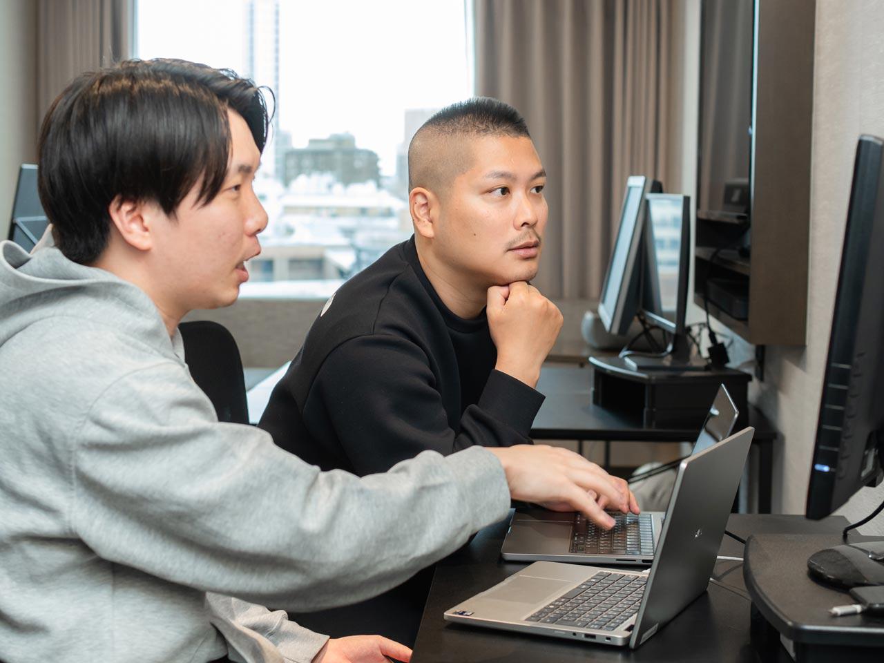 エンジニアのキャリア形成に関し、同社では「上流」「マネジメント」のフェーズへのステップアップを重視している。