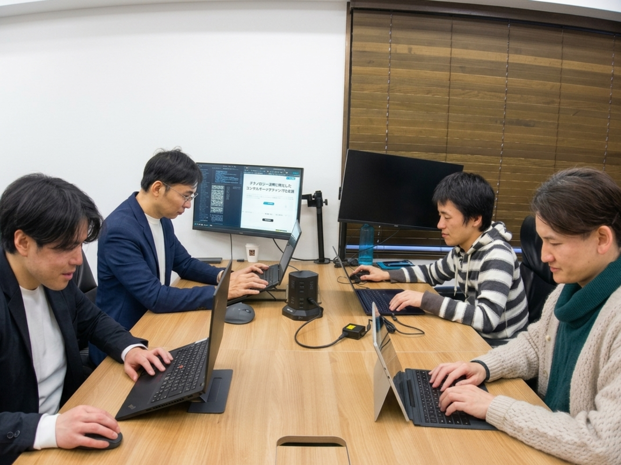 基本リモートで出社できるオフィスもあり