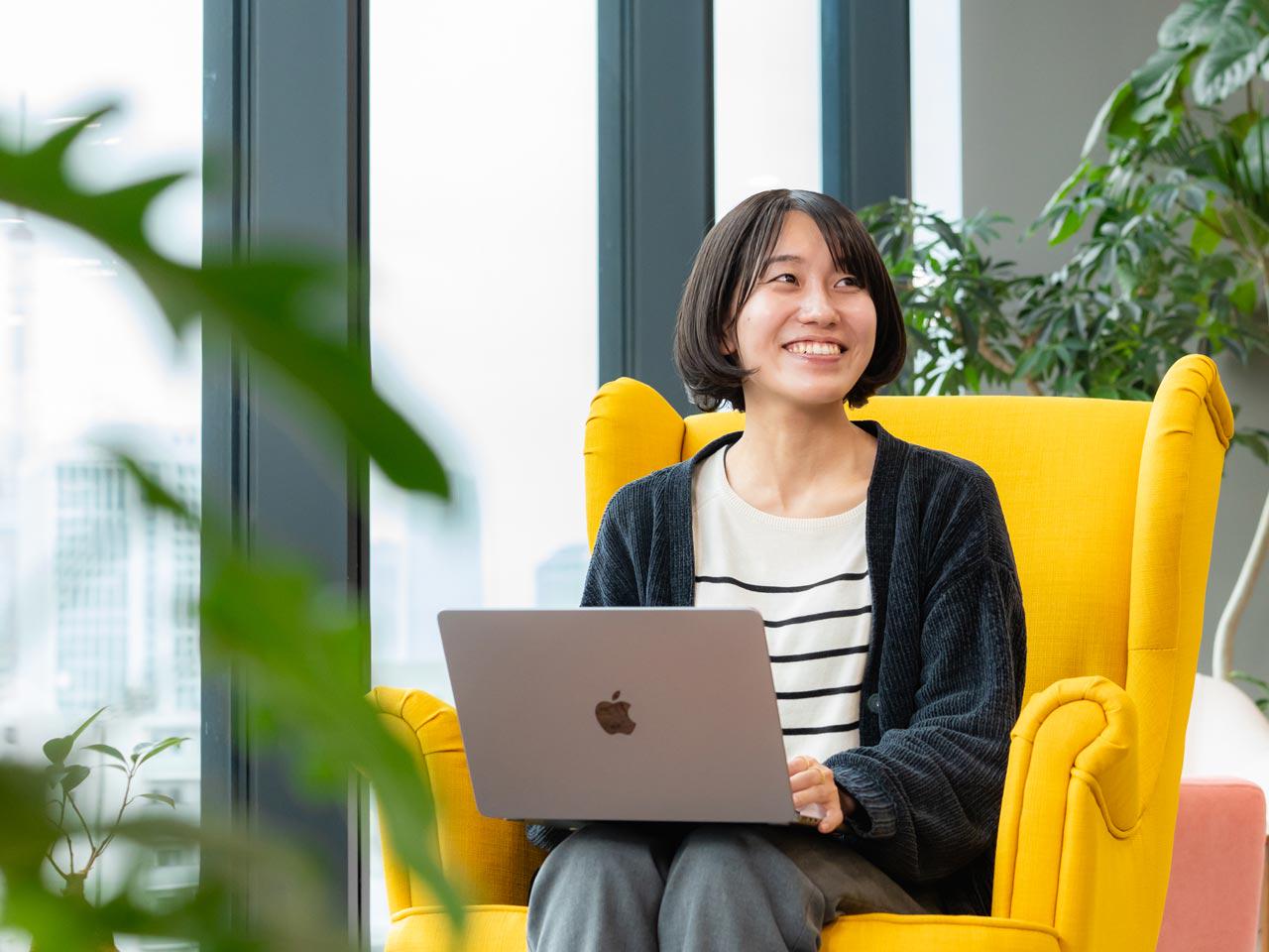 同社では、個人が主体的に課題を見つけ、意思決定し、行動することが求められる。