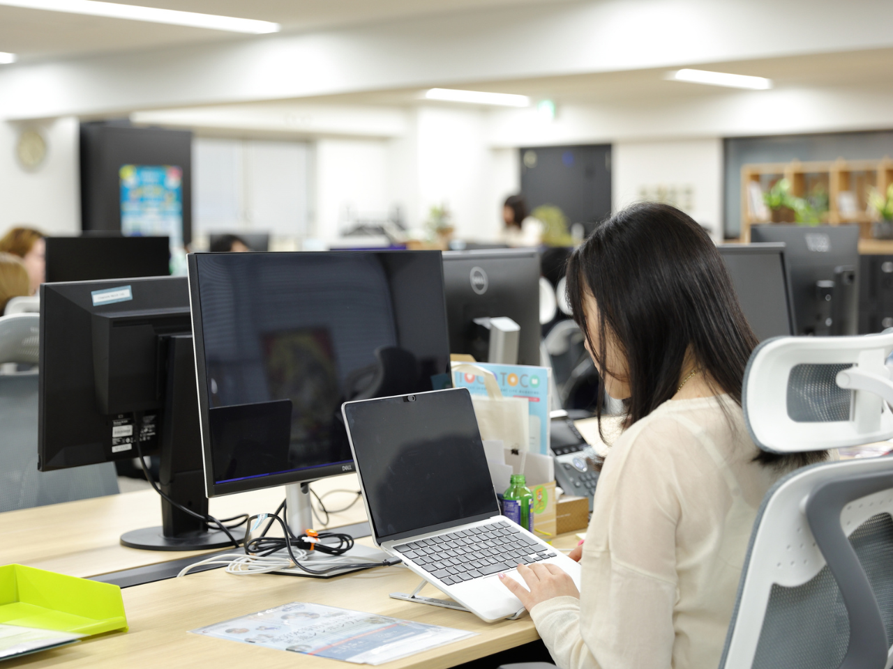 育休後復帰率100%。子育て社員も活躍中です！