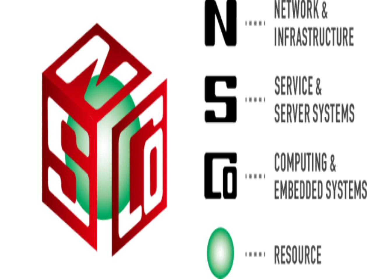 【N／S／Co を結ぶ、3Dアーキテクトへ】
私たちの力の源泉は、Resource、すなわち「人」です。その「人」がAI時代を勝ち抜くフルスタックエンジニアへと成長する。そのための武器が、通信（N）、サーバー&クラウド（S）、組み込み（Co）を横断する「3Dアーキテクト」です。技術への誇りと、人の未来への責任。その想いのすべてが、このロゴには込められています。