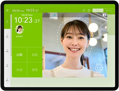 事業内容：スマレジ・タイムカード
