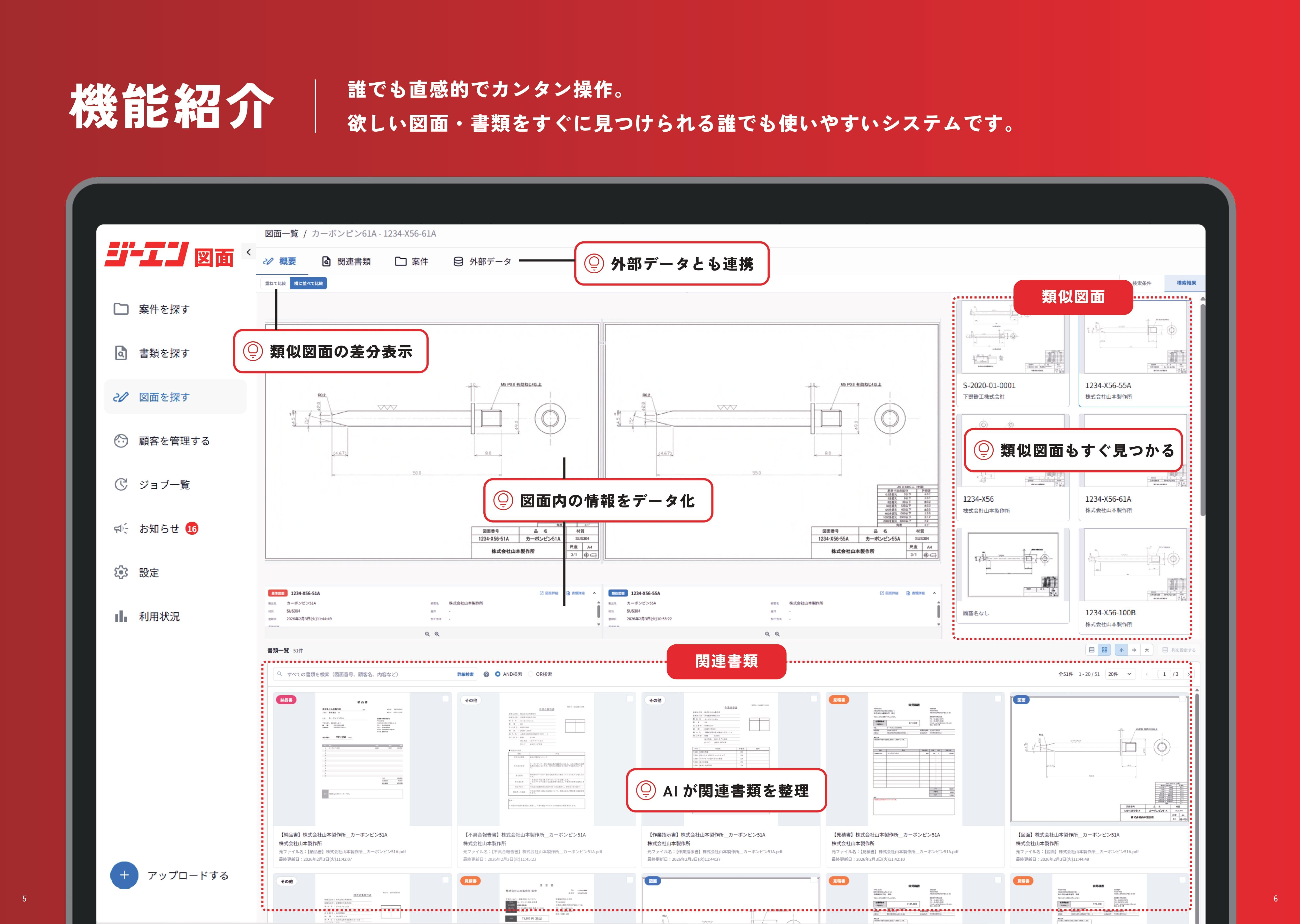 事業内容：図面管理SaaS「ジーエン図面」・製造業マッチング「Eigyo Engine」