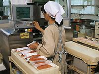 スーパーのバックヤードでは<br />計量・包装機器類が活躍