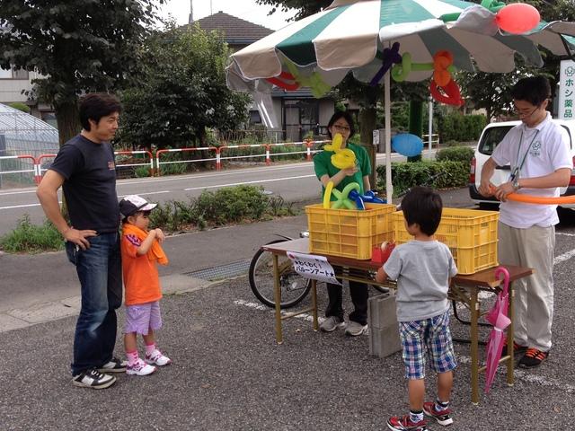 地域の方々が遊びに来られる星祭り。
小さなお子さんも沢山来られます。