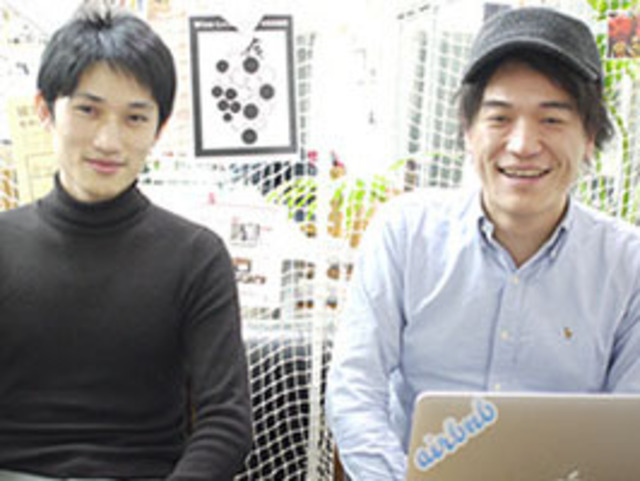 CEO・堀江健太郎氏（右）とエンジニアの岩本政樹氏（左）