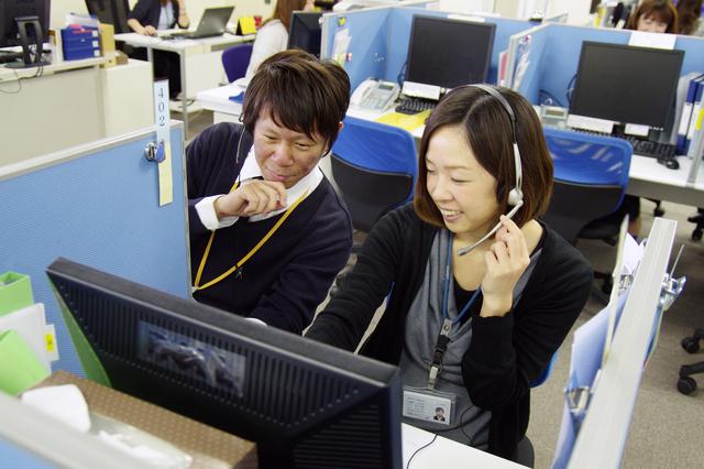 市ヶ谷本社内コールセンター