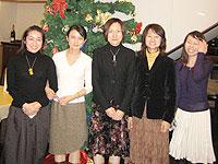 クリスマスパーティーにて