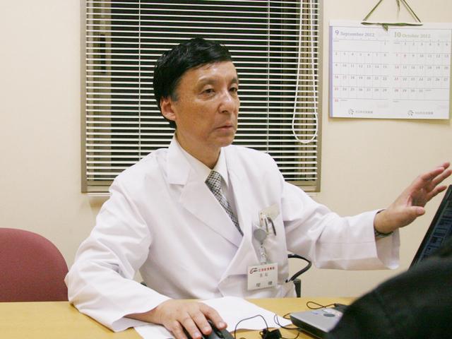 医師とミーティングの様子