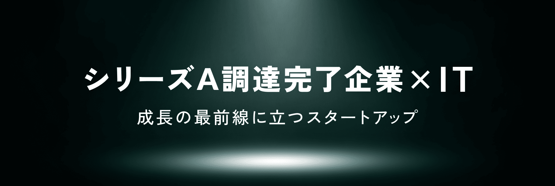 シリーズA調達完了企業×IT