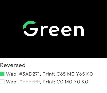 Green Logo Color Variants Reversed
