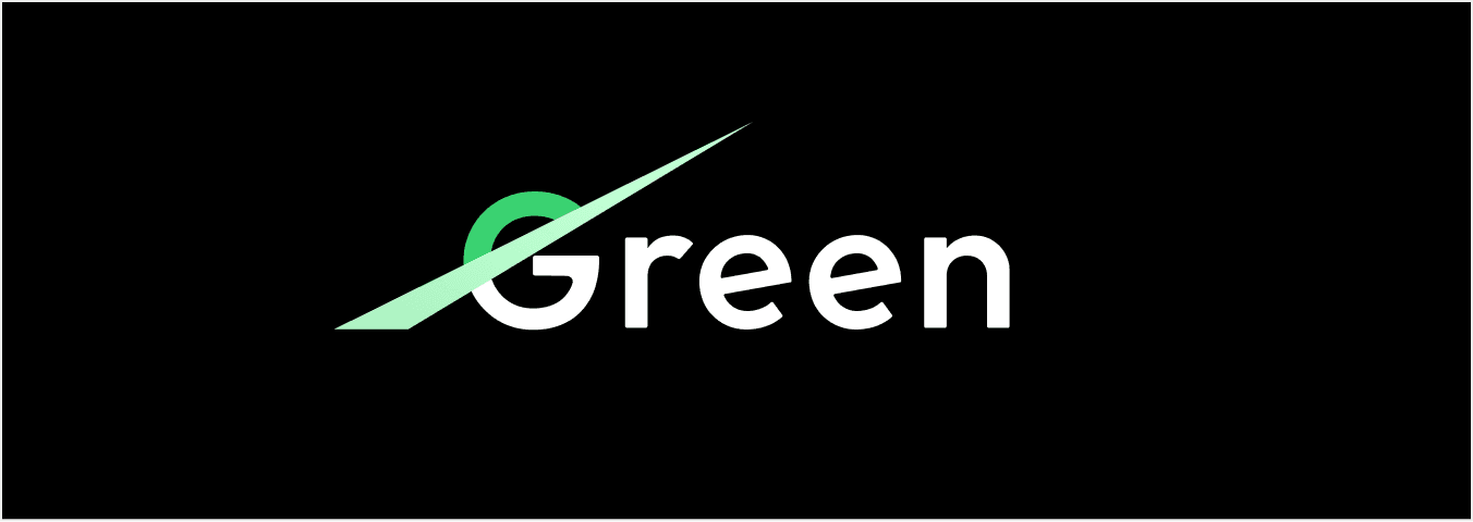 Green Logo Reversed Light
